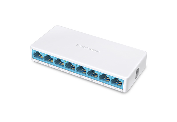 SWITCH MERCUSYS 8 PORTS MS108 10/100Mbps (Trắng)